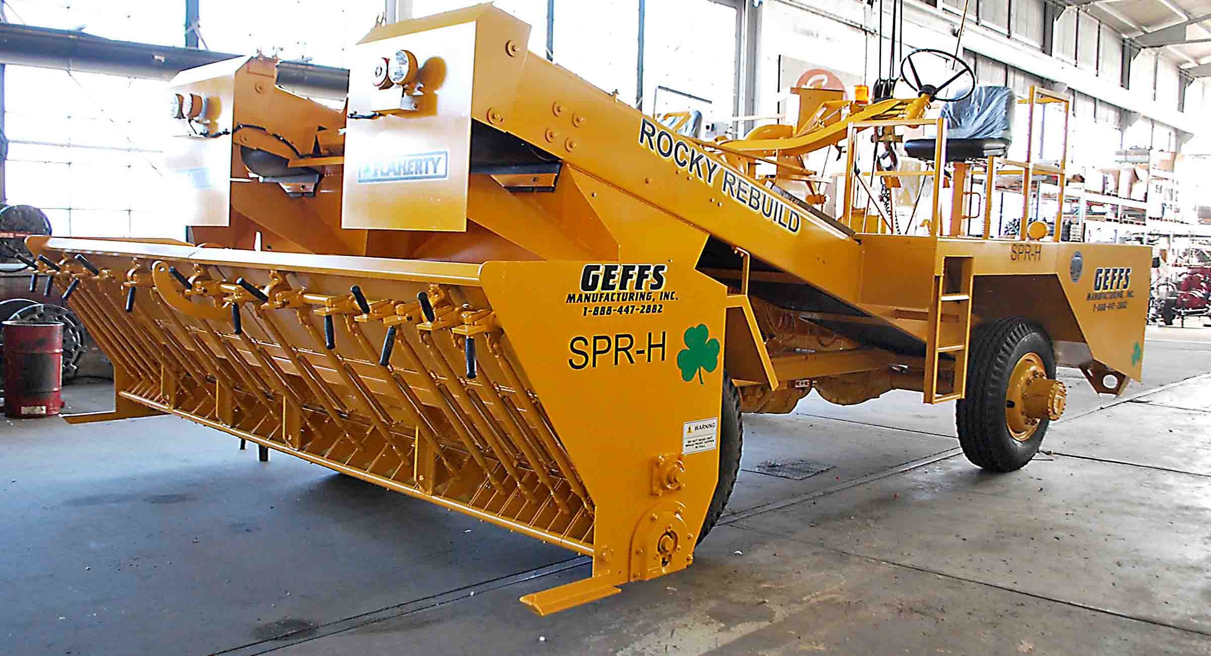 image of used chip spreader