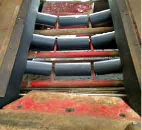 image of troughing rollers