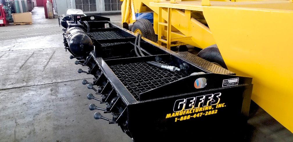 image of used chip spreader front hopper 